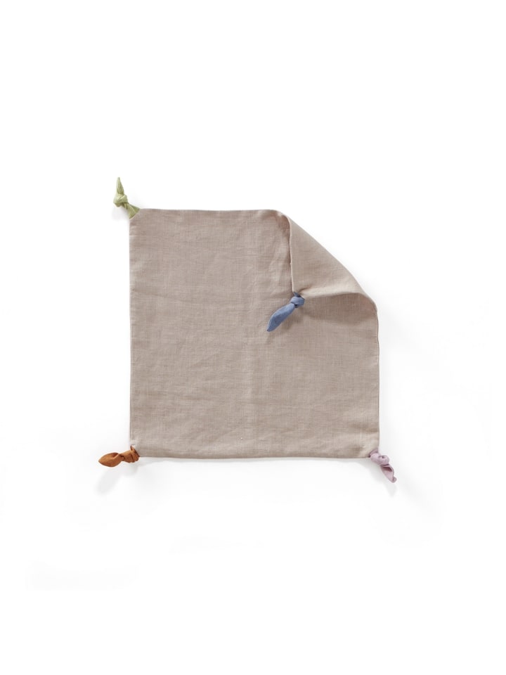Kids Concept Schmusetuch mit Knoten 35x35 cm in Natur ab 0 Monate günstig kaufen onesize