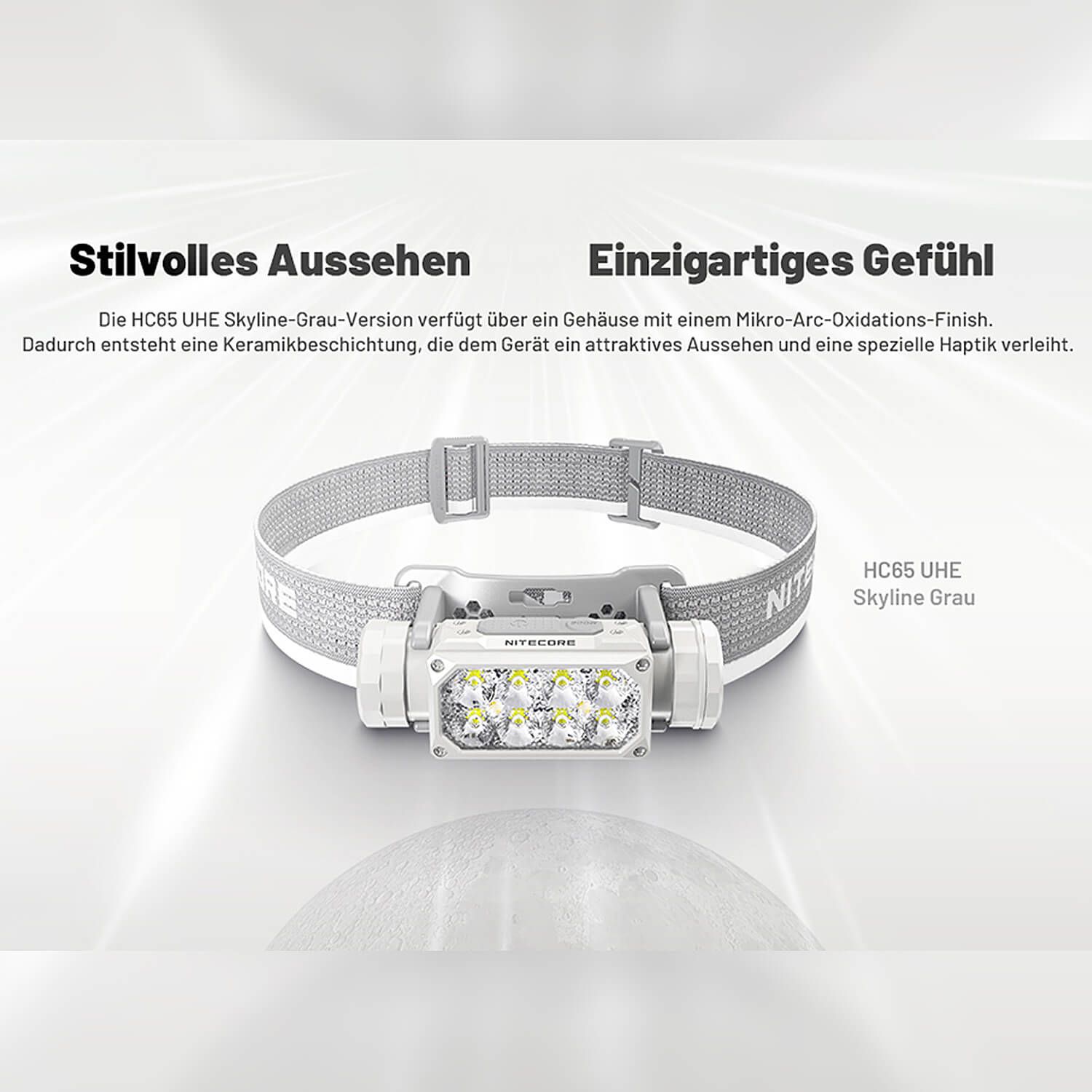 LED Kopflampe HC65 UHE - 2000 Lumen - 3 Lichtquellen