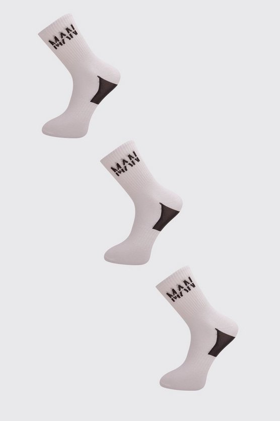 3er-Pack stützende Man Dash Socken
