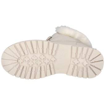 Puccetti Schnür Boots in weiß