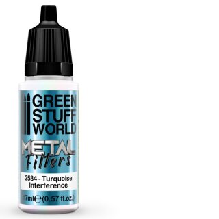 Metallfilter - Türkisfarbene Interferenz (17 ml)