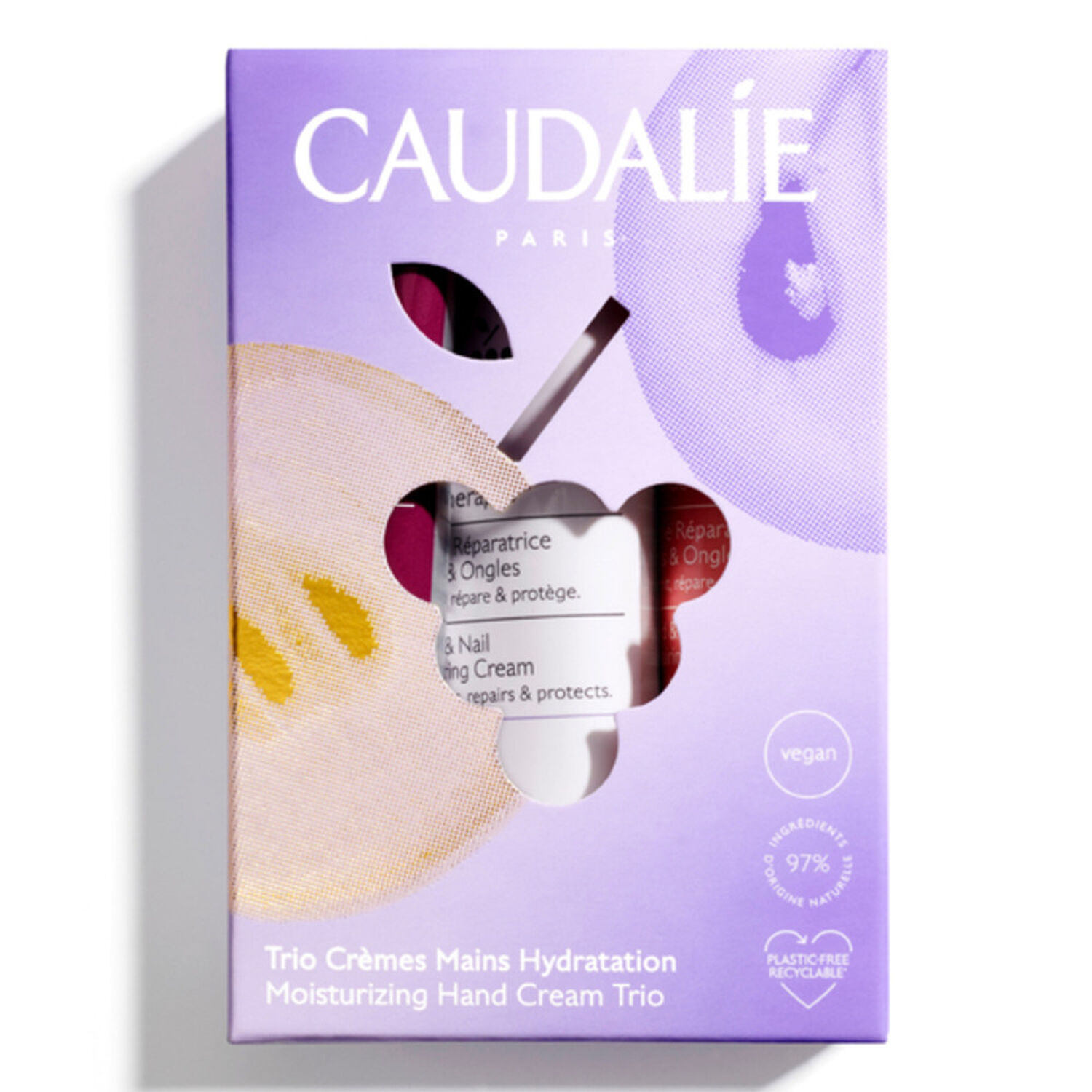 Caudalie Trio Crèmes Mains Coffret Hydratation 3 x 30 ml
