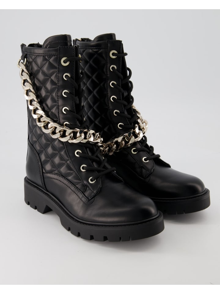 Guess Schnürstiefeletten in Schwarz günstig kaufen