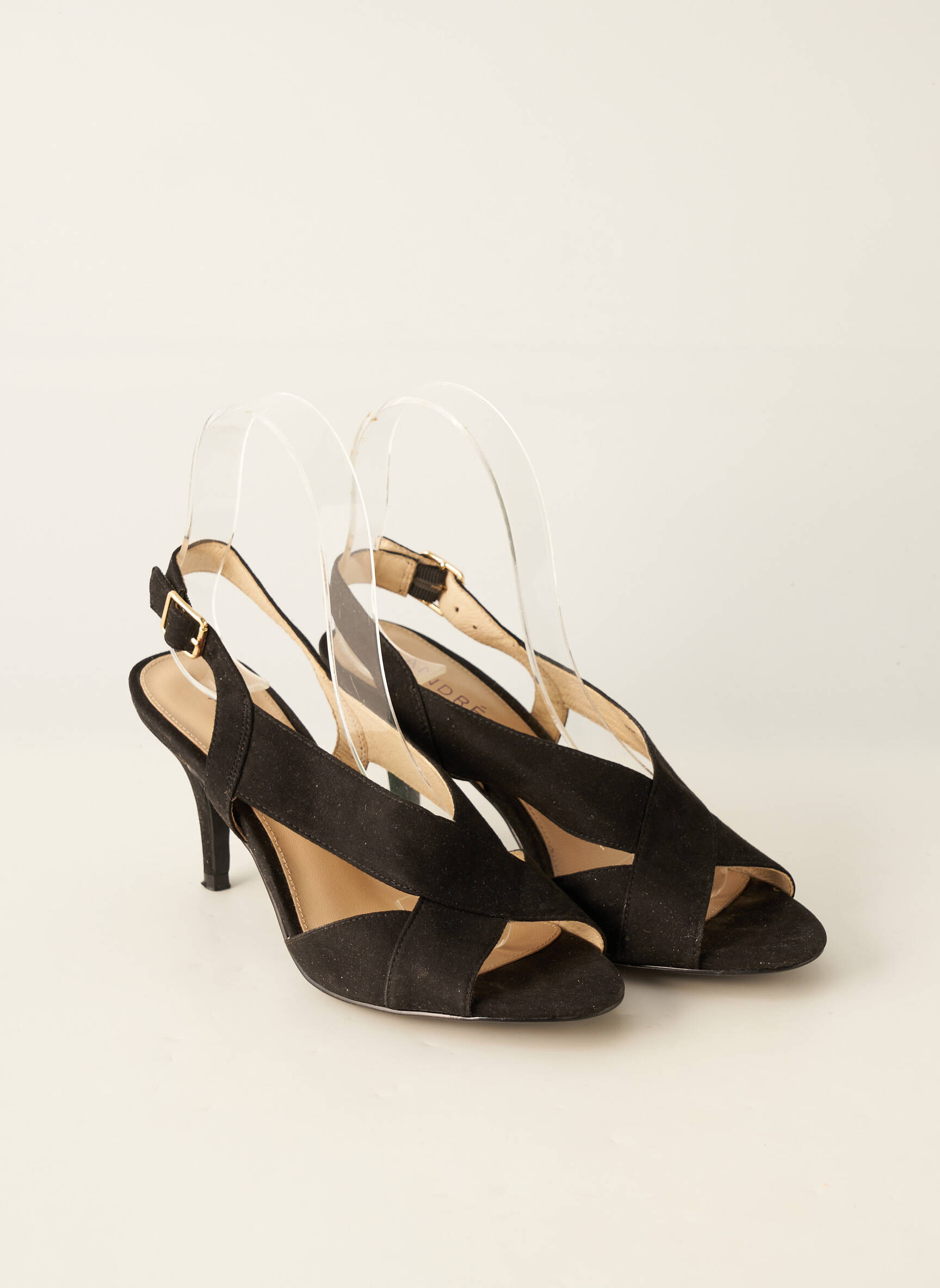 Andre Sandales Nu Pieds Femme couleur noir