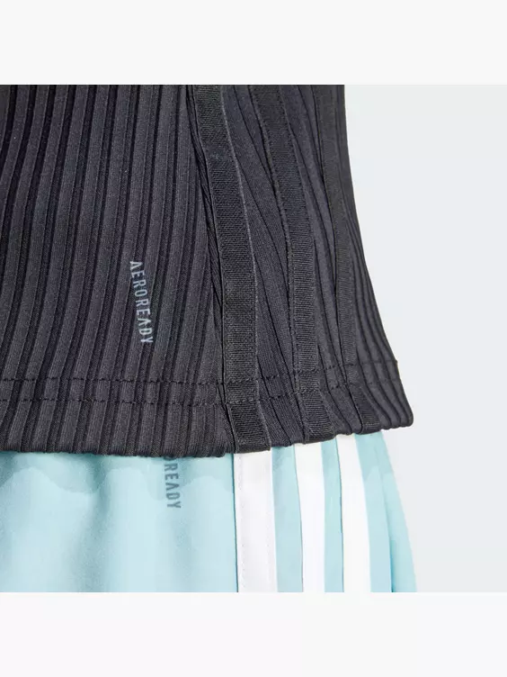 adidas All Gym Seasonal Rib Tight Fit Tonal 3-Streifen Tanktop