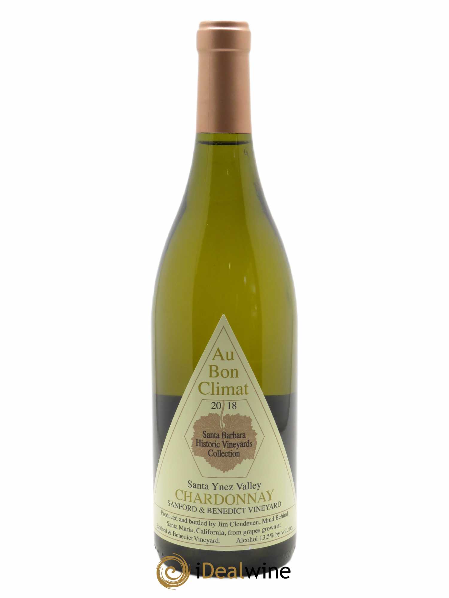 Santa Ynez Valley Chardonnay Sanford & Benedict Vineyard Au Bon Climat  2018 - Lot de 1 Bouteille