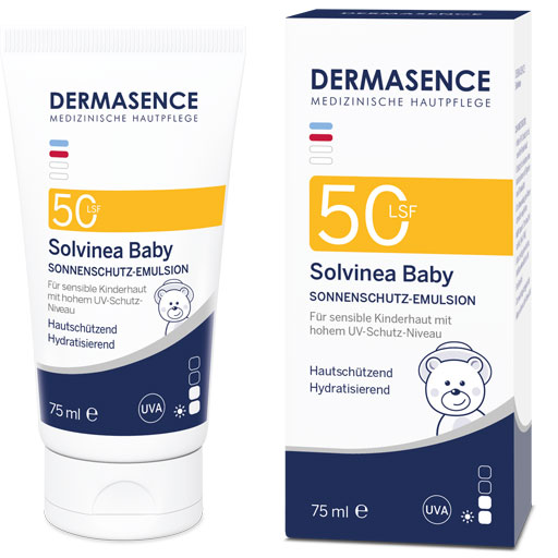 DERMASENCE Solvinea Baby LSF 50  75 ml  Creme