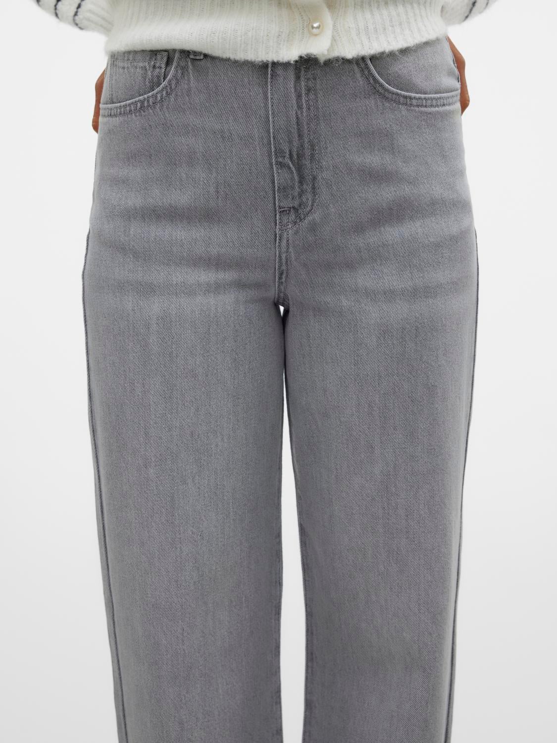 VMREBECCA Super High Rise Weiter Beinschnitt Jeans