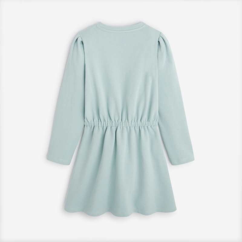 Robe bleuee pour fille en coton Catimini