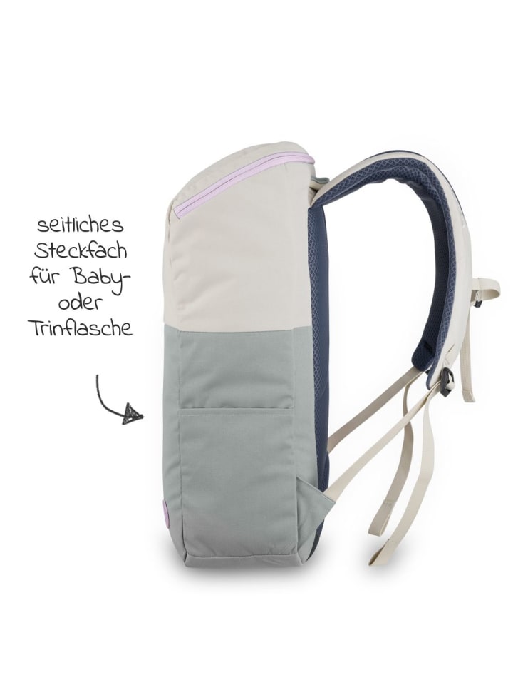 Hauck Wickelrucksack Deuter Pack N Walk - Beige / Sage in beige günstig kaufen onesize