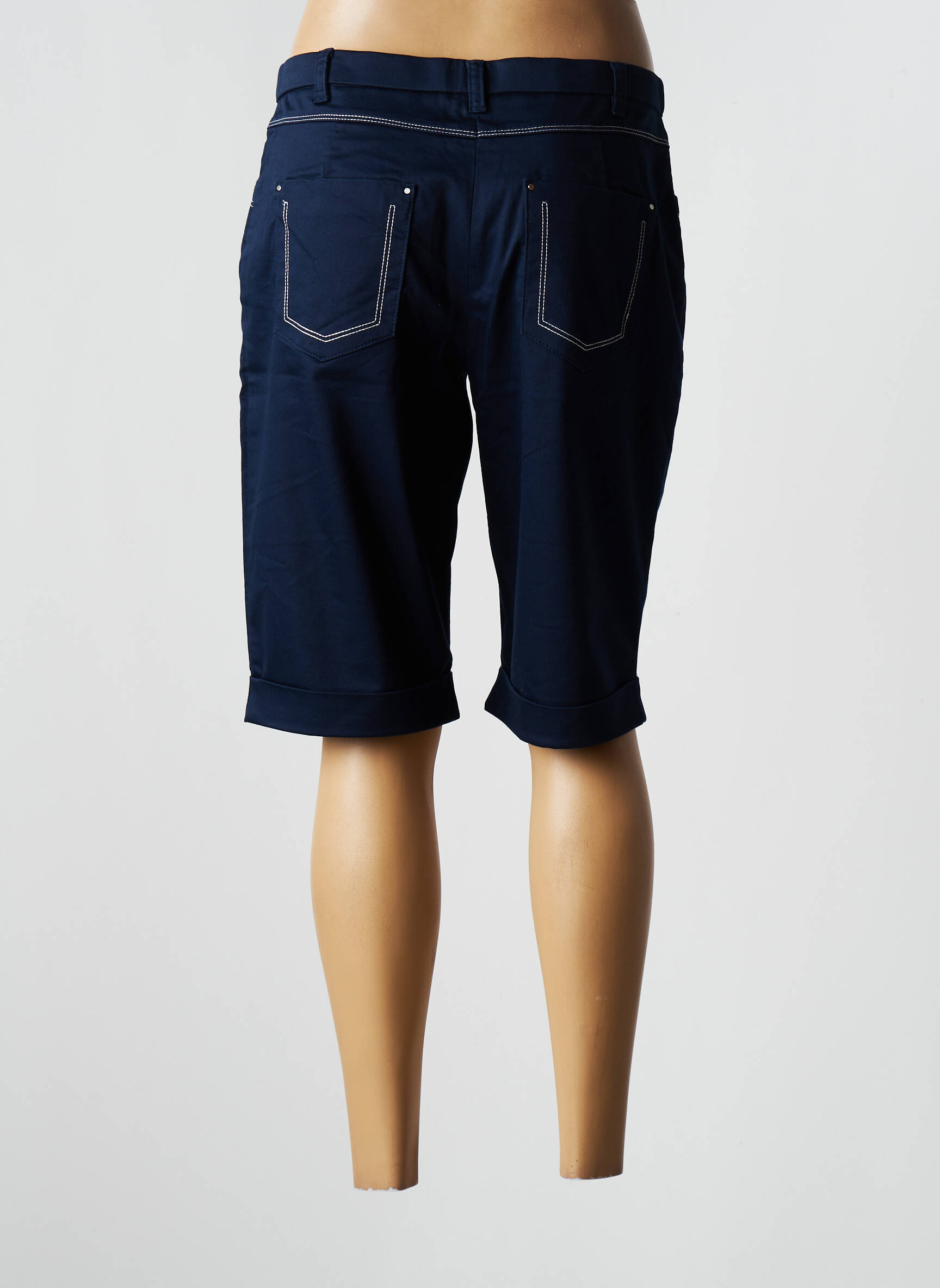 Christine Laure Bermudas Femme couleur bleu