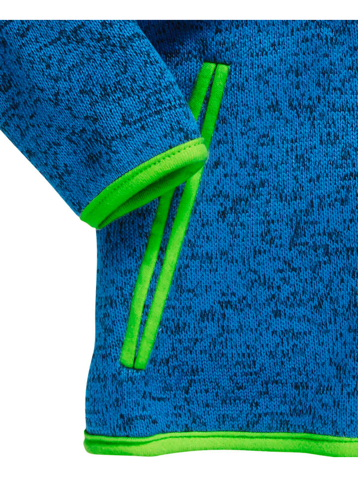 Playshoes Strickfleece-Jacke in Blau günstig kaufen