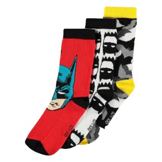 Warner - Batman - Crew Socks (3er Pack) - 43/46