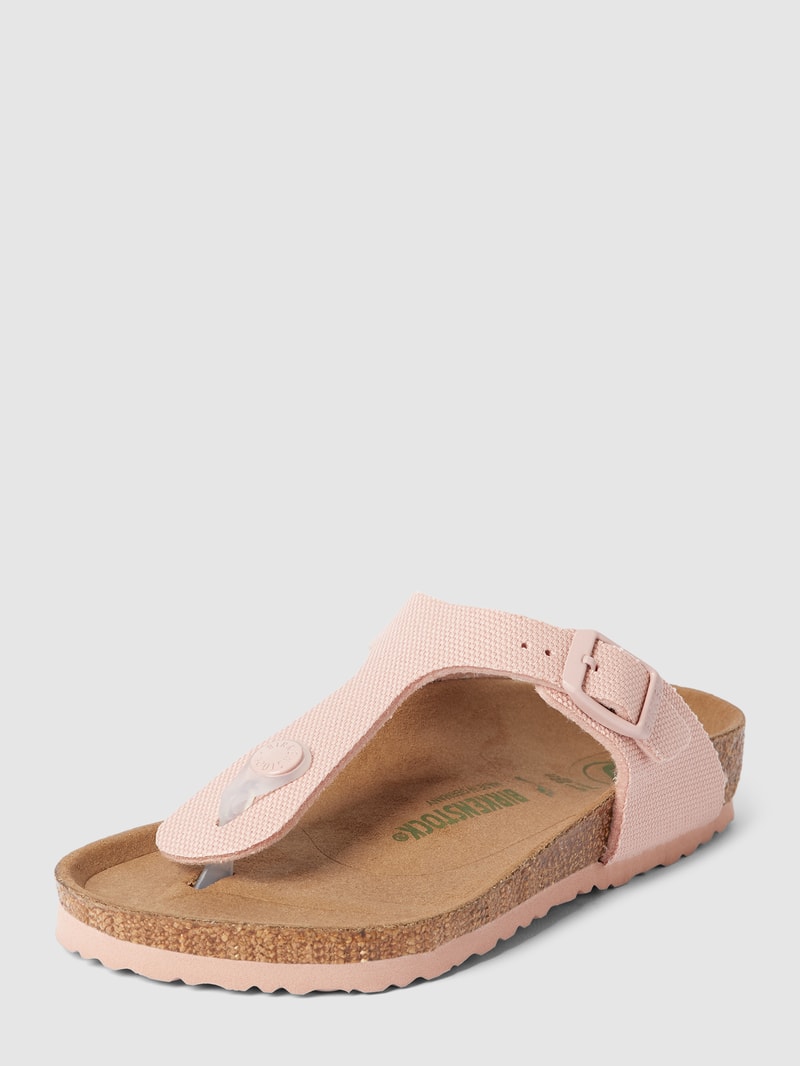 Zehentrenner mit Label-Detail Modell 'Gizeh' in rosé