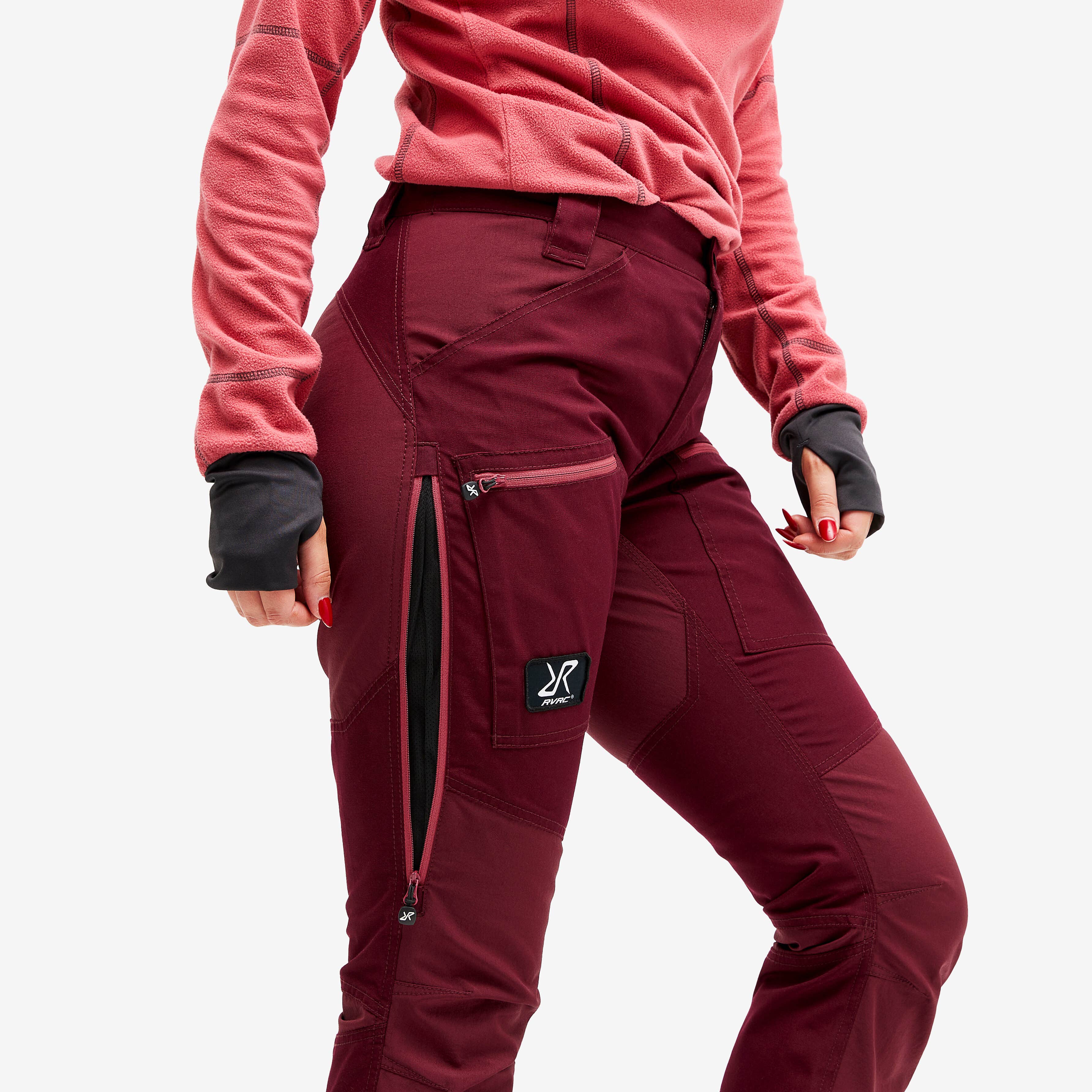 Nordwand Pro Pants Femme Burgundy/Earth Red