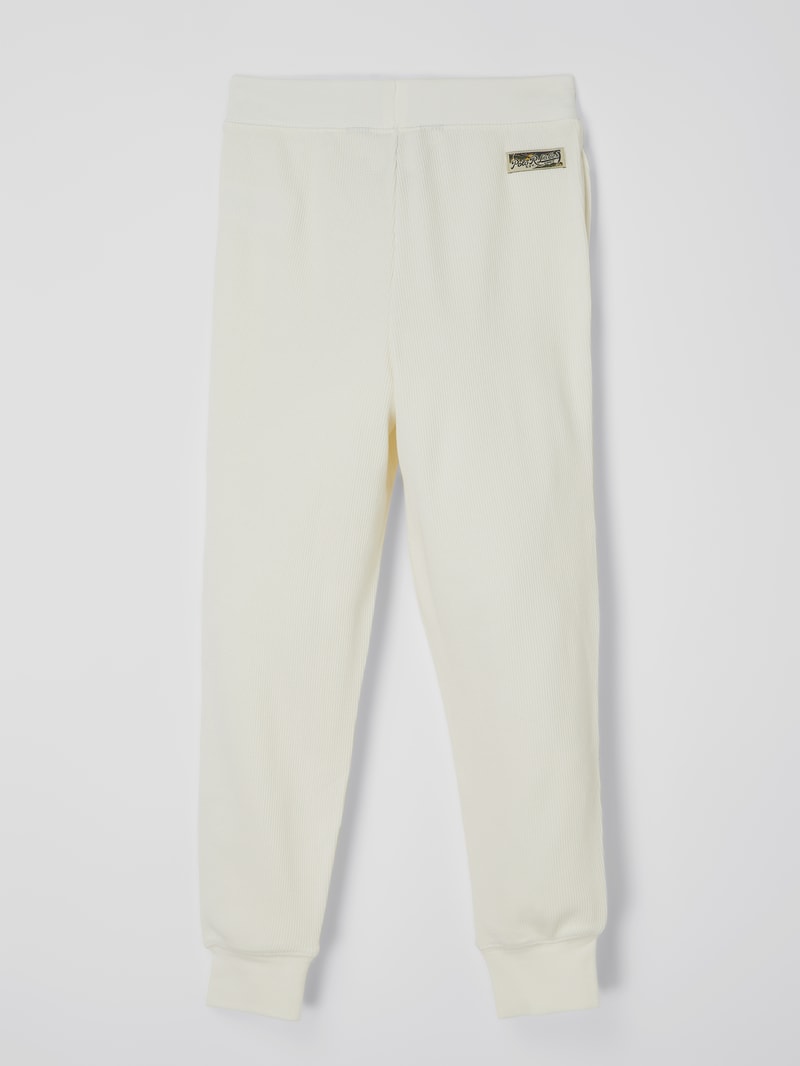 Jogpants aus Baumwollmischung in offwhite