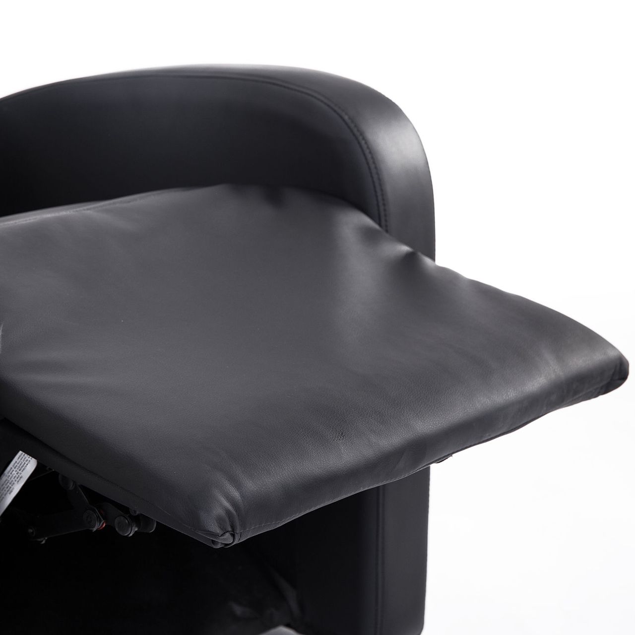 HOMCOM Relaxsessel Ruhesessel Fernsehsessel Sessel mit Liegefunktion Kunstleder (Schwarz)