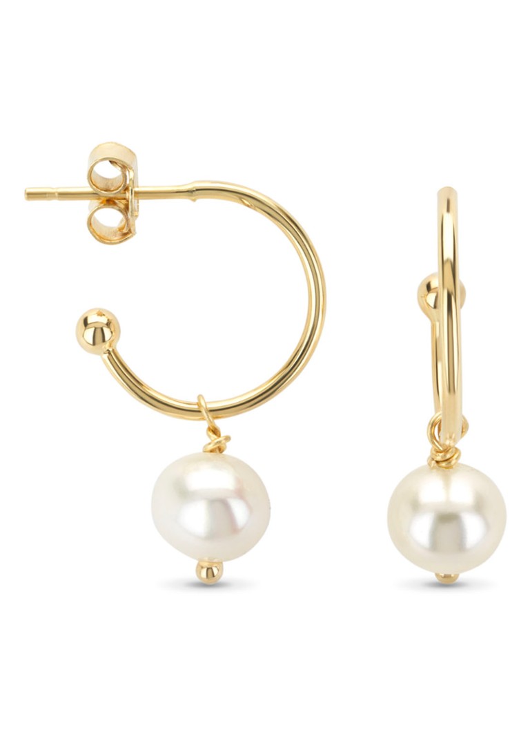 Diamond Point Yellow Gold Marigold Earrings