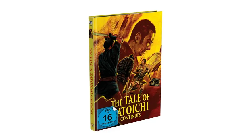 THE TALE OF ZATOICHI CONTINUES - Mediabook - Cover A - Limited Edition auf 2000 Stück - Uncut  (Blu-ray + DVD)