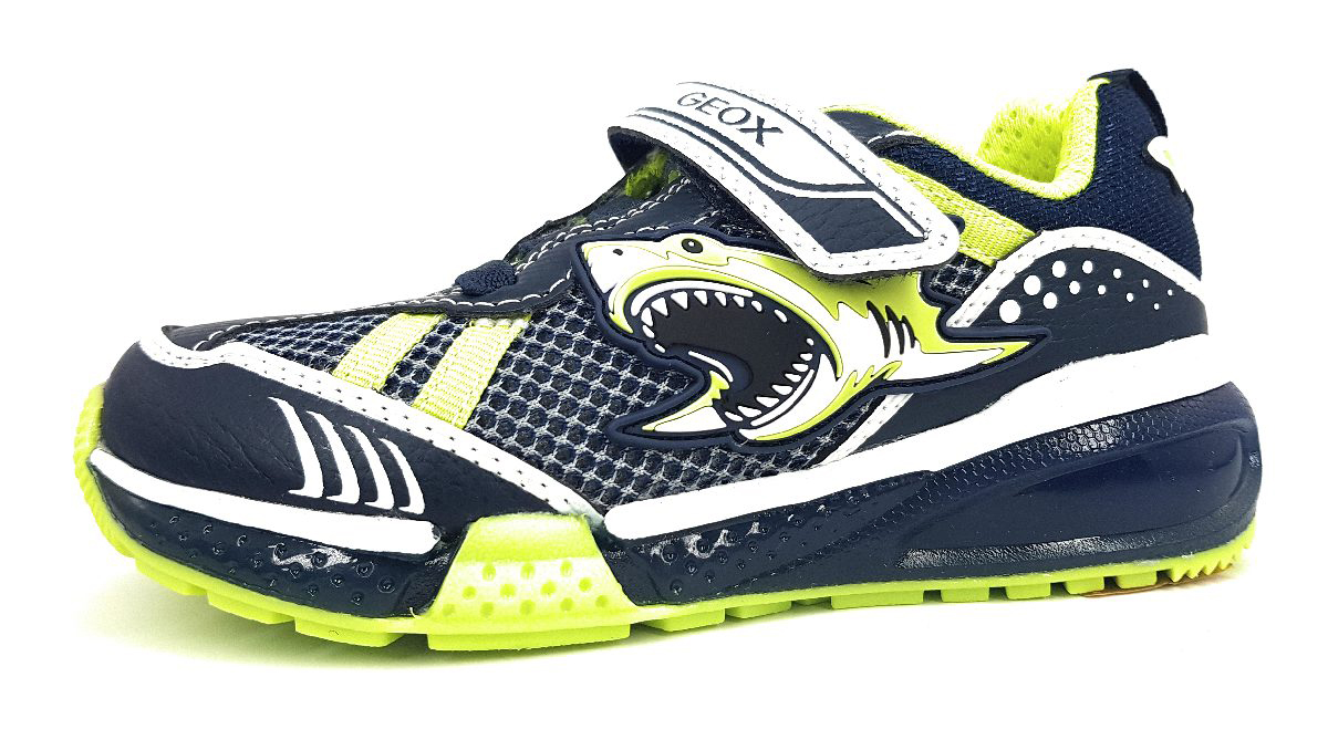 Geox Bayonyc J25FEA-014BU/C0749 Blau CO749 navy/lime