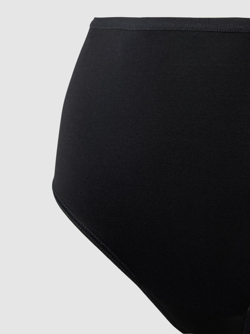 Slip unifarbenem Design in schwarz