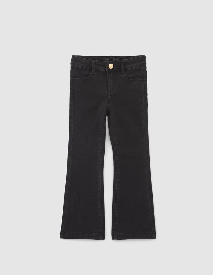 Jean FLARE noir et noeud imprimé cachemire fille