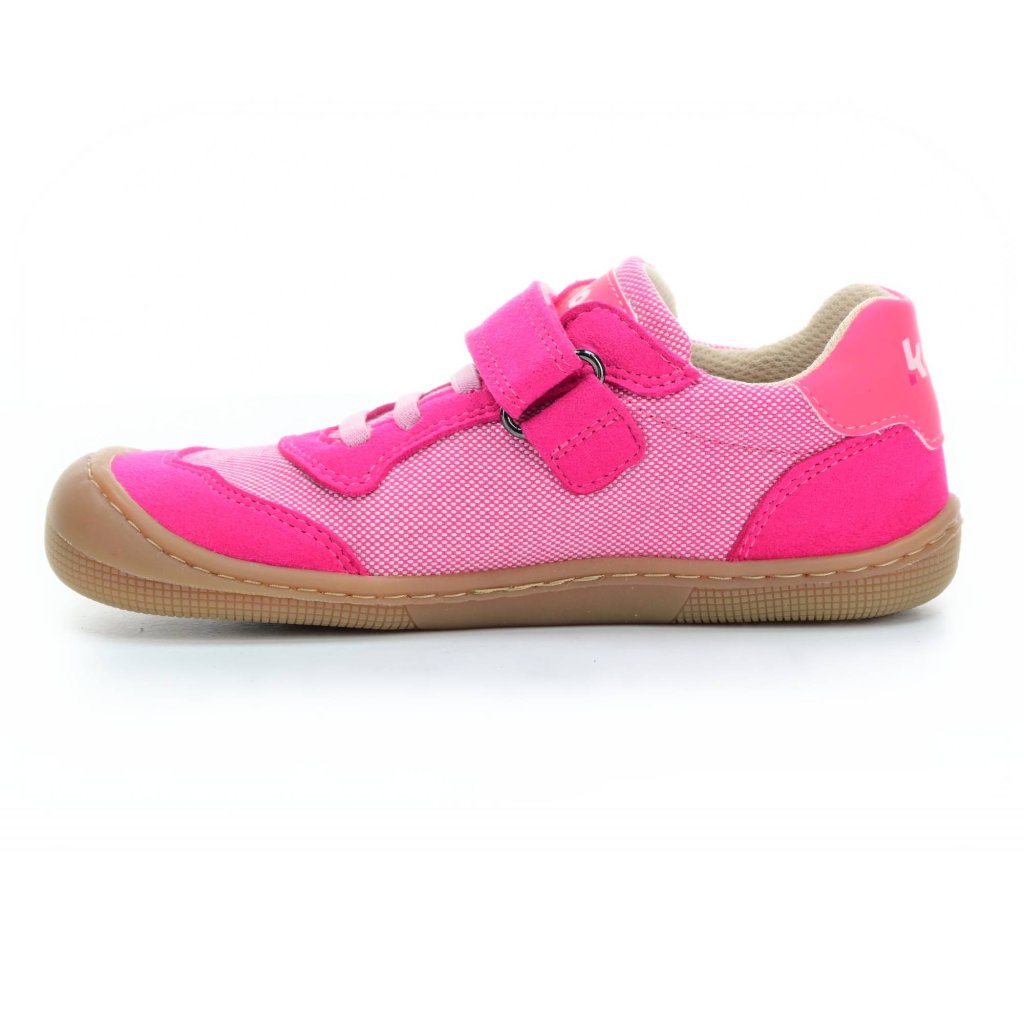 Koel4kids Dylan Fuchsia Textile Canvas Barfußsneakers 07M027.50D