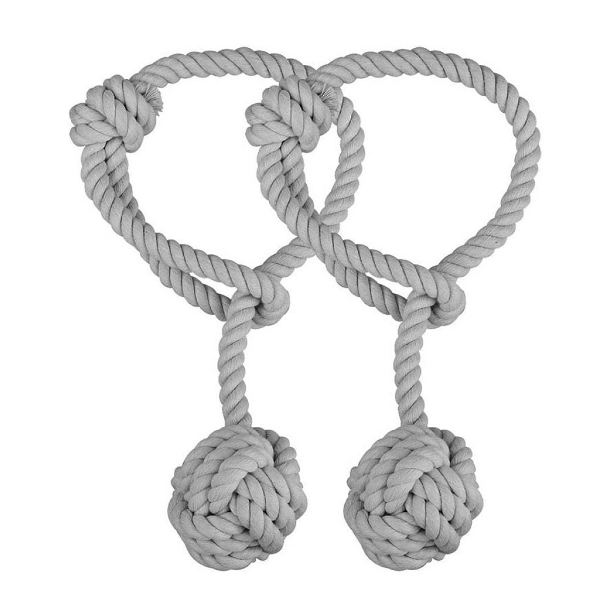 Raffhalter Vorhang-Raffhalter, mit gewebter Kugel für Vorhänge, Juoungle, Vorhänge, dekorative Schals, (2-tlg., für Haus Dekoration,Vorhänge), für stoffe und vorhänge,zur einfachen Befestigung und Dekoration