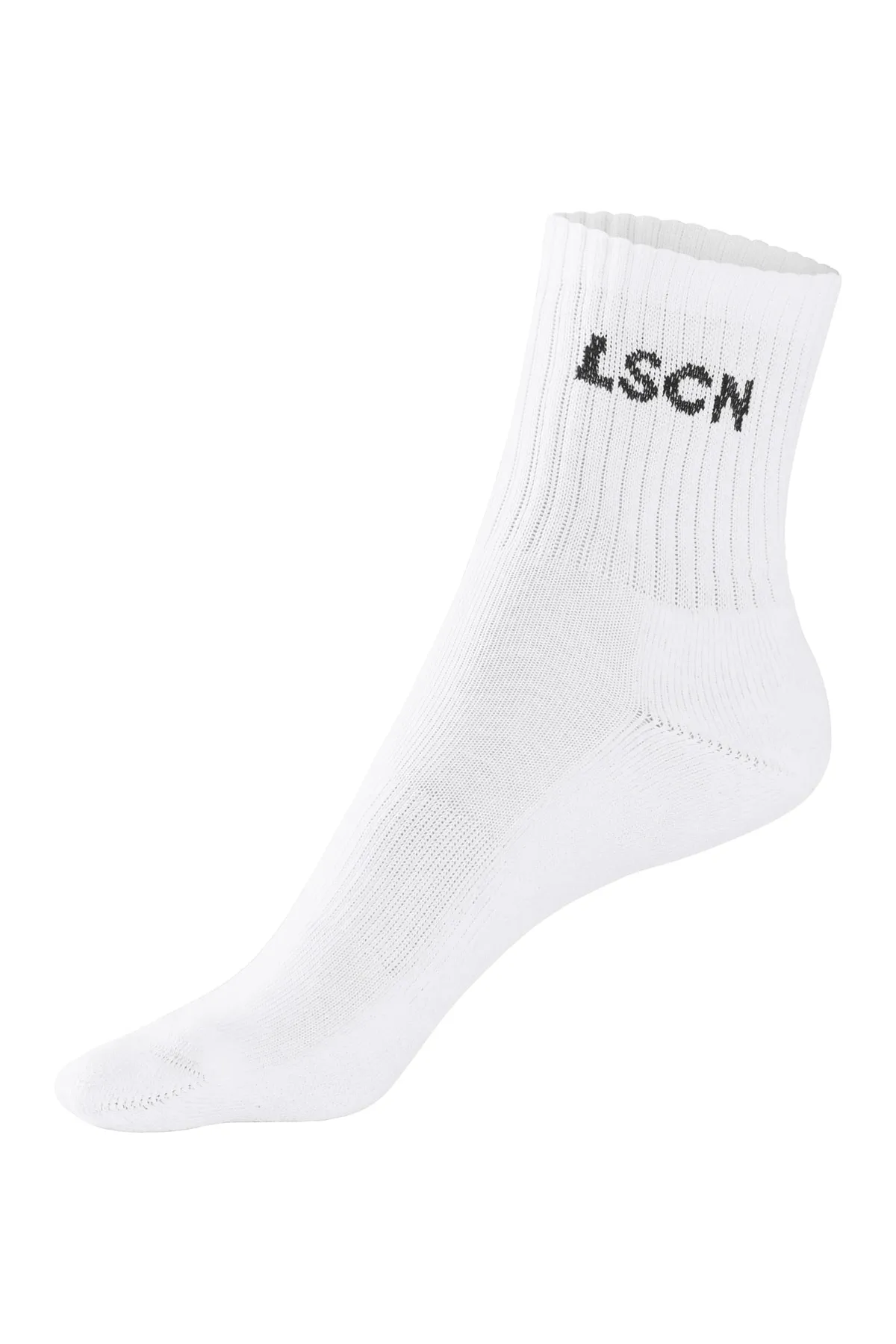 LSCN by LASCANA  Socken - Weiß - Unifarben