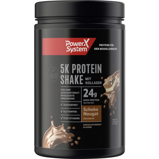 Power System 5K Protein Shake Professional Eiweiss 90 Schoko-Nougat 360G