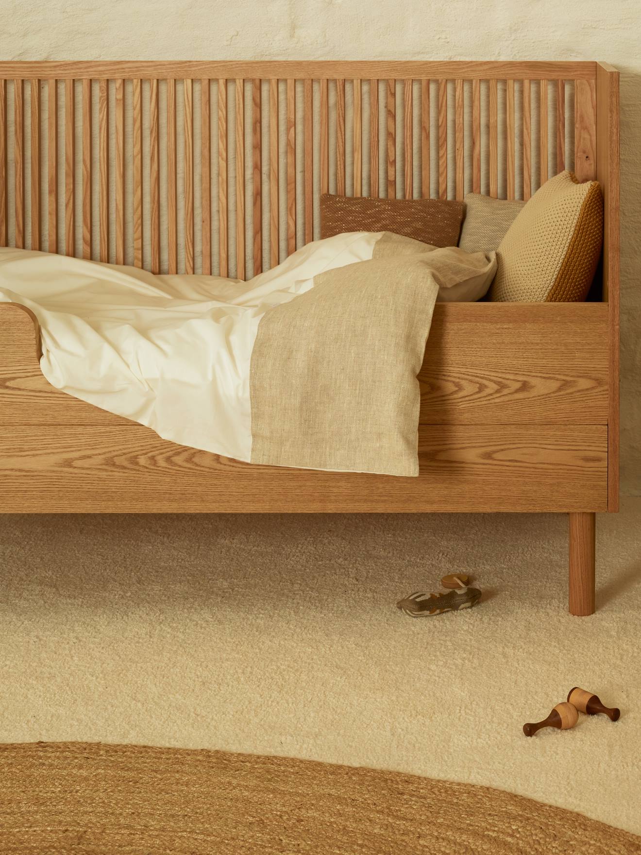 Quax Babybett 70x140 HAI NO KI MDF/Esche QUAX - natur
