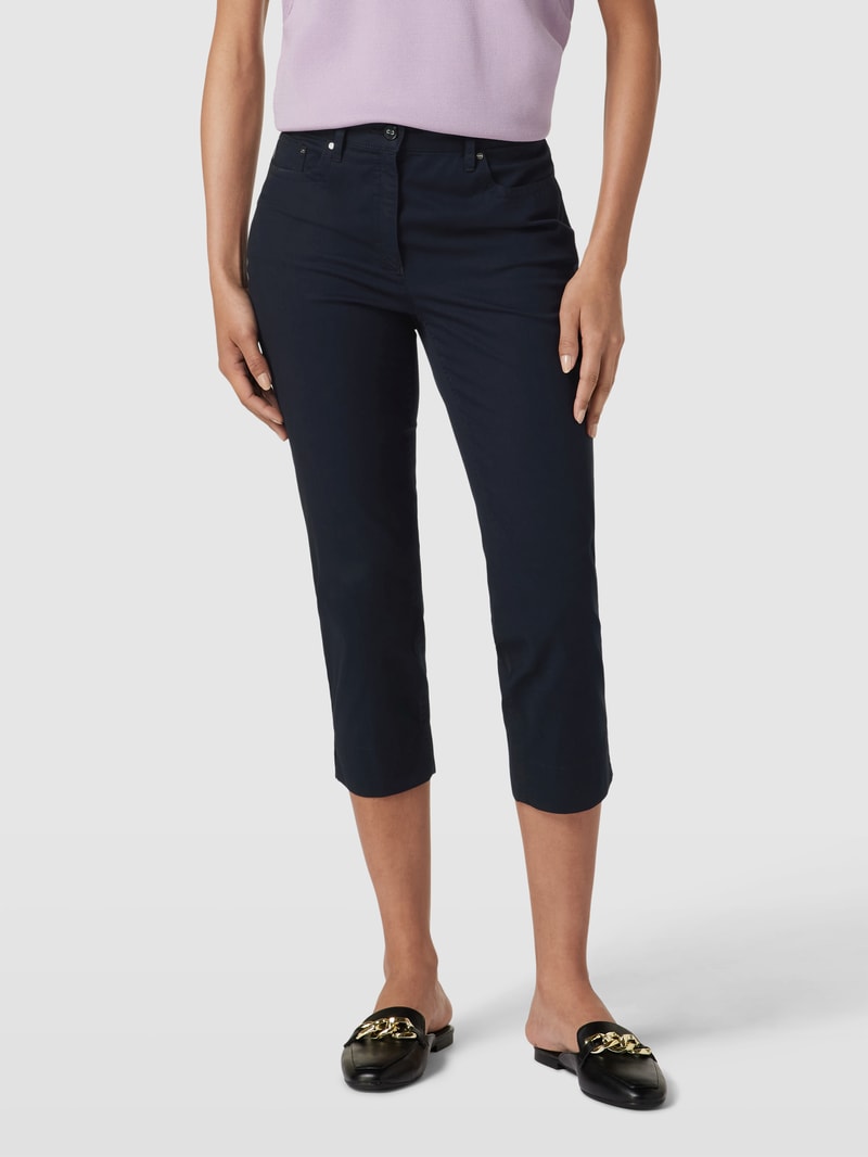 Hose im 5-Pocket-Design Modell 'CORA' in marineblau