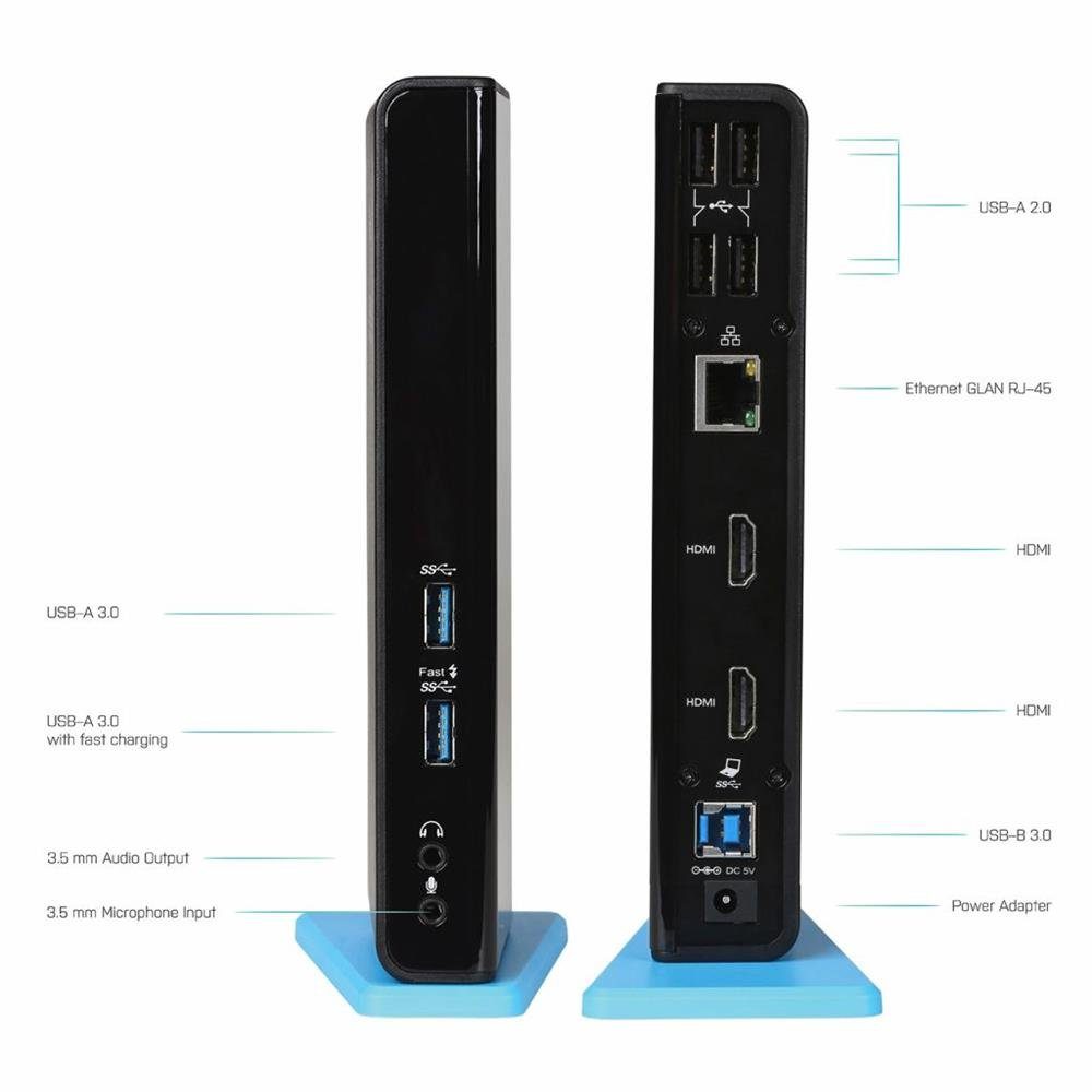 I-TEC Laptop-Dockingstation, USB 3.0 / USB-C, Dual HDMI