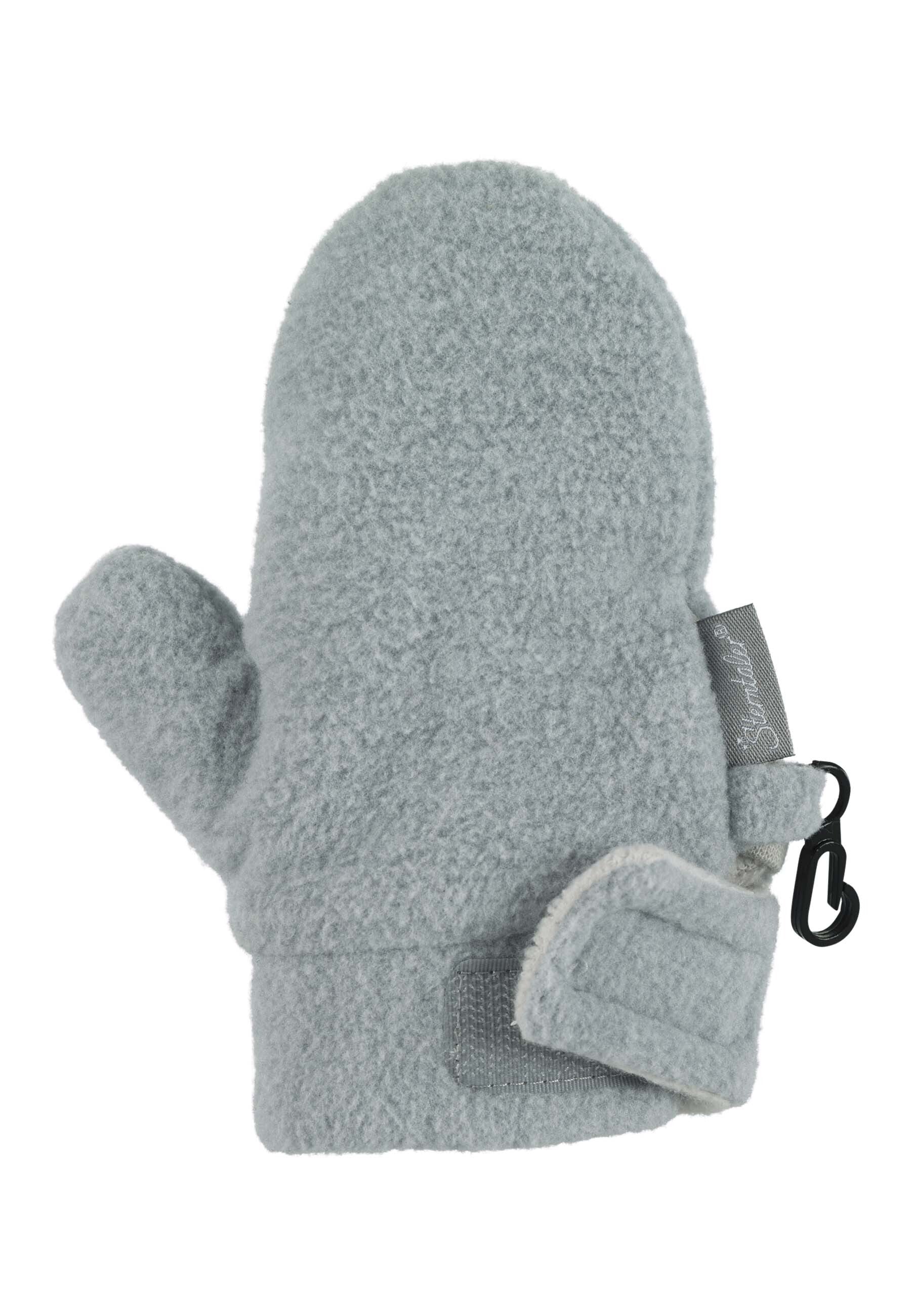 Fäustlinge mit Daumen, Microfleece melange (recycelt)