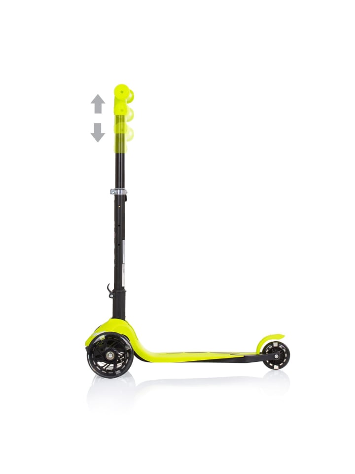 Chipolino Kinderroller Robby 3 LED-Räder in gelb günstig kaufen onesize