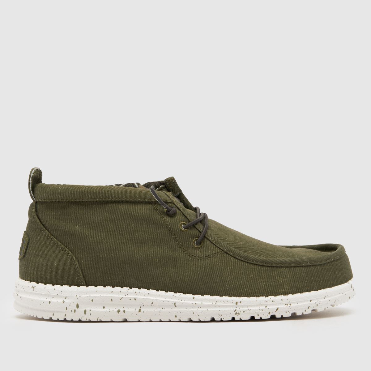 HEYDUDE Wally Mid sportcipő khaki színben