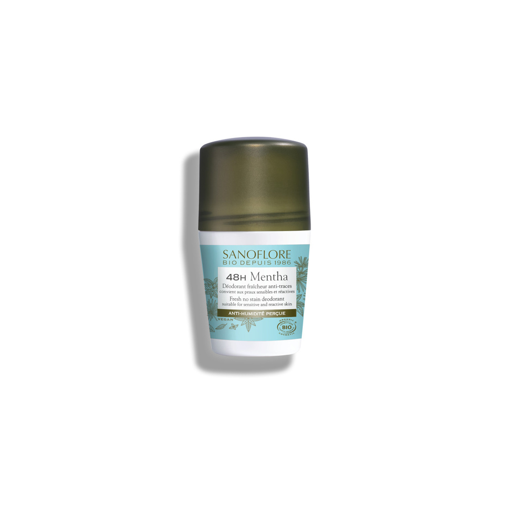 Sanoflore DÉODORANT CERTIFIÉS BIO Déodorant 48h Mentha efficacité 48h sans sels d'aluminium sans alcool Bio