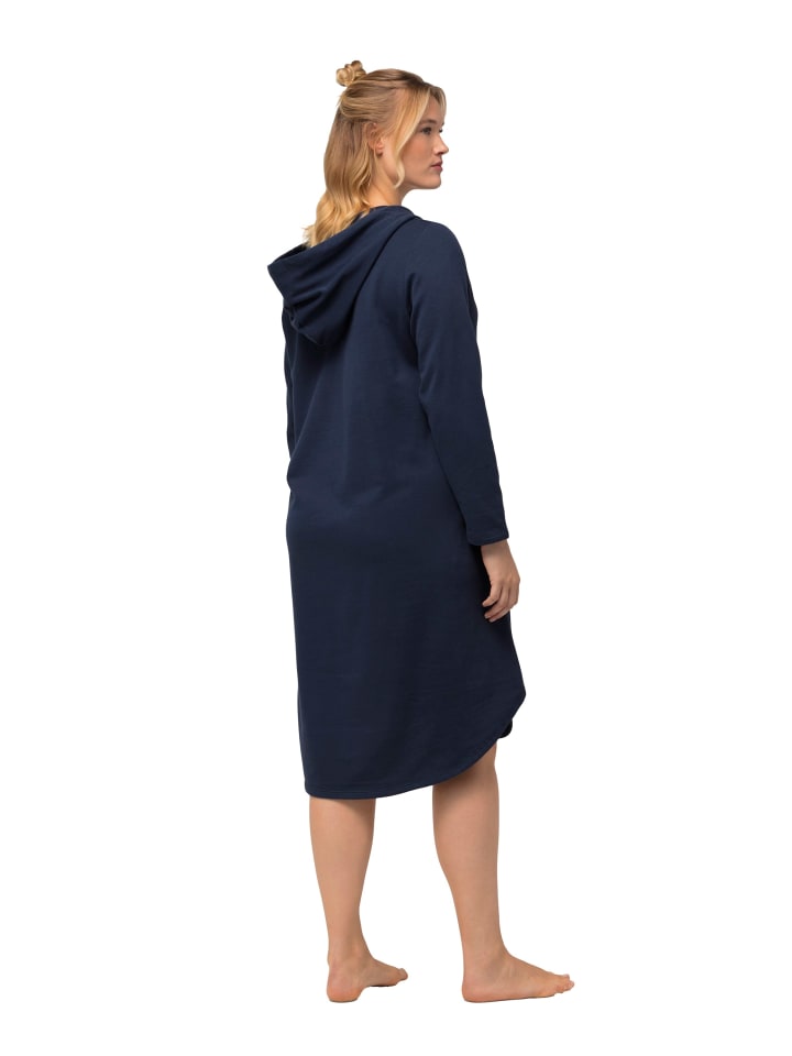 Ulla Popken Homewearkleid in nachtblau günstig kaufen 54-56