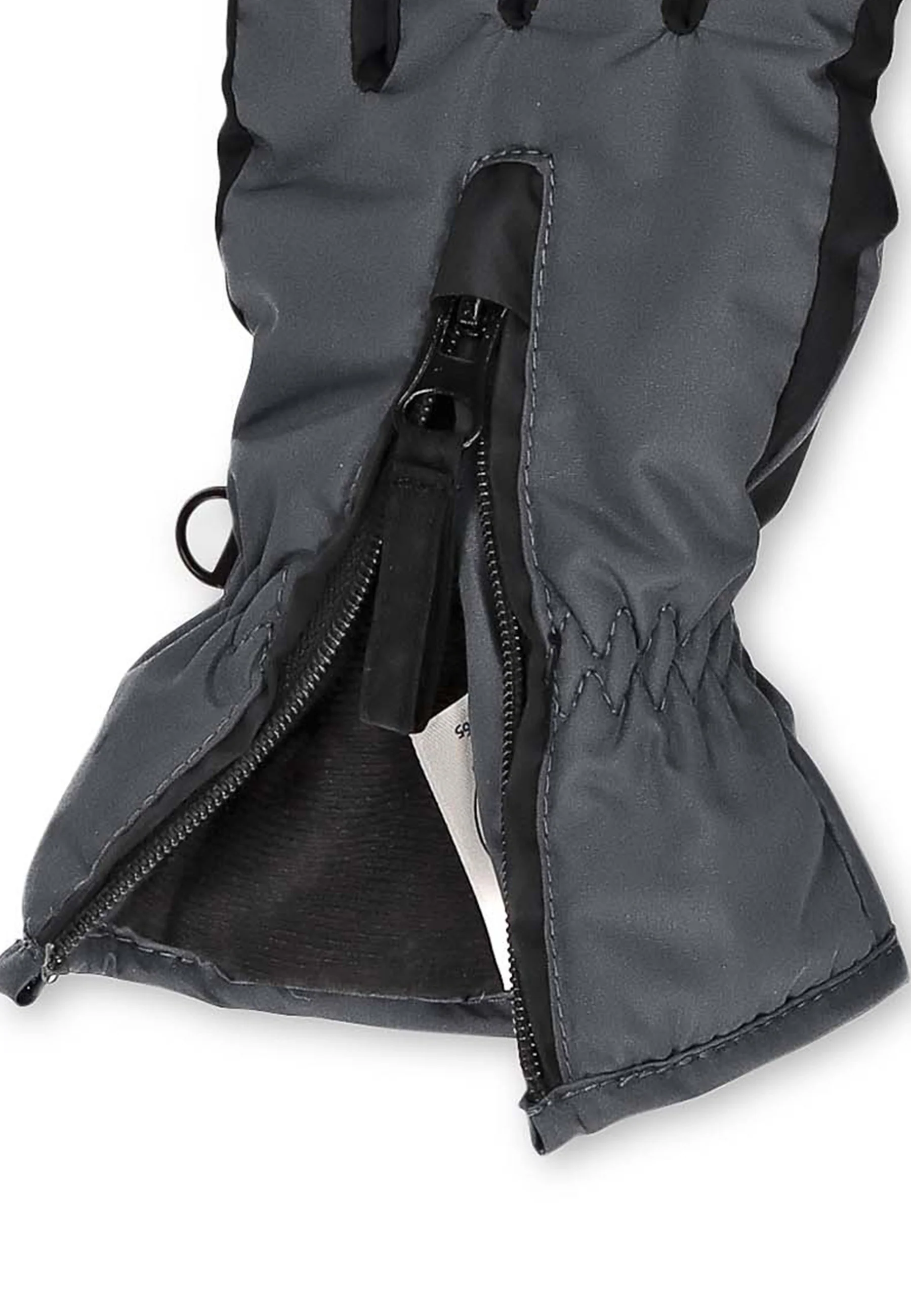 Fingerhandschuh aus Funktionsmaterial, zweifarbig