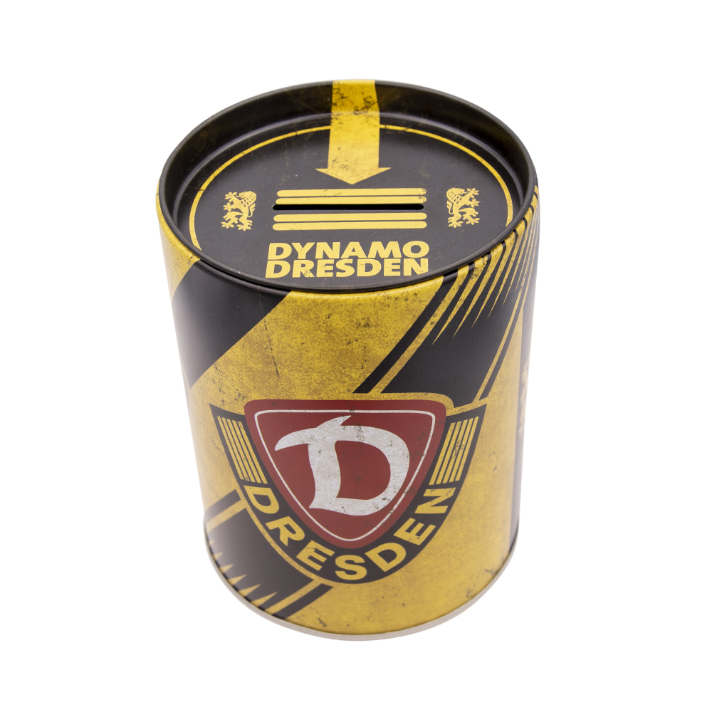 Spardose LOGO schwarz-gelb