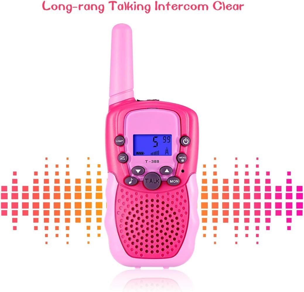 autolock Kinderwecker Kearui Spielzeug 3-12 Jahre für mädchen, Walkie Talkies für Kinder 8