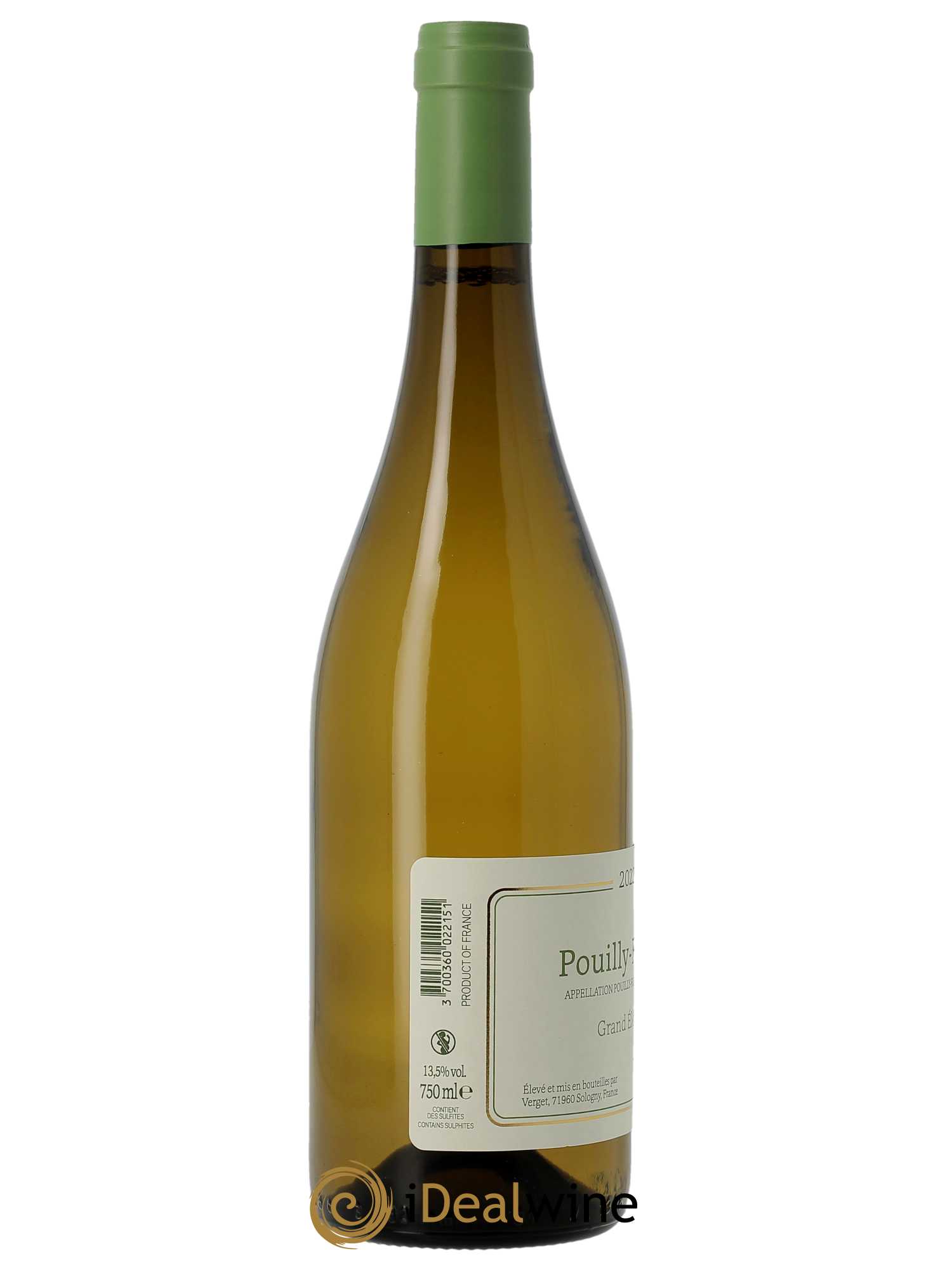 Pouilly-Fuissé Grand Elevage Verget  2022 - Lot de 1 Bouteille