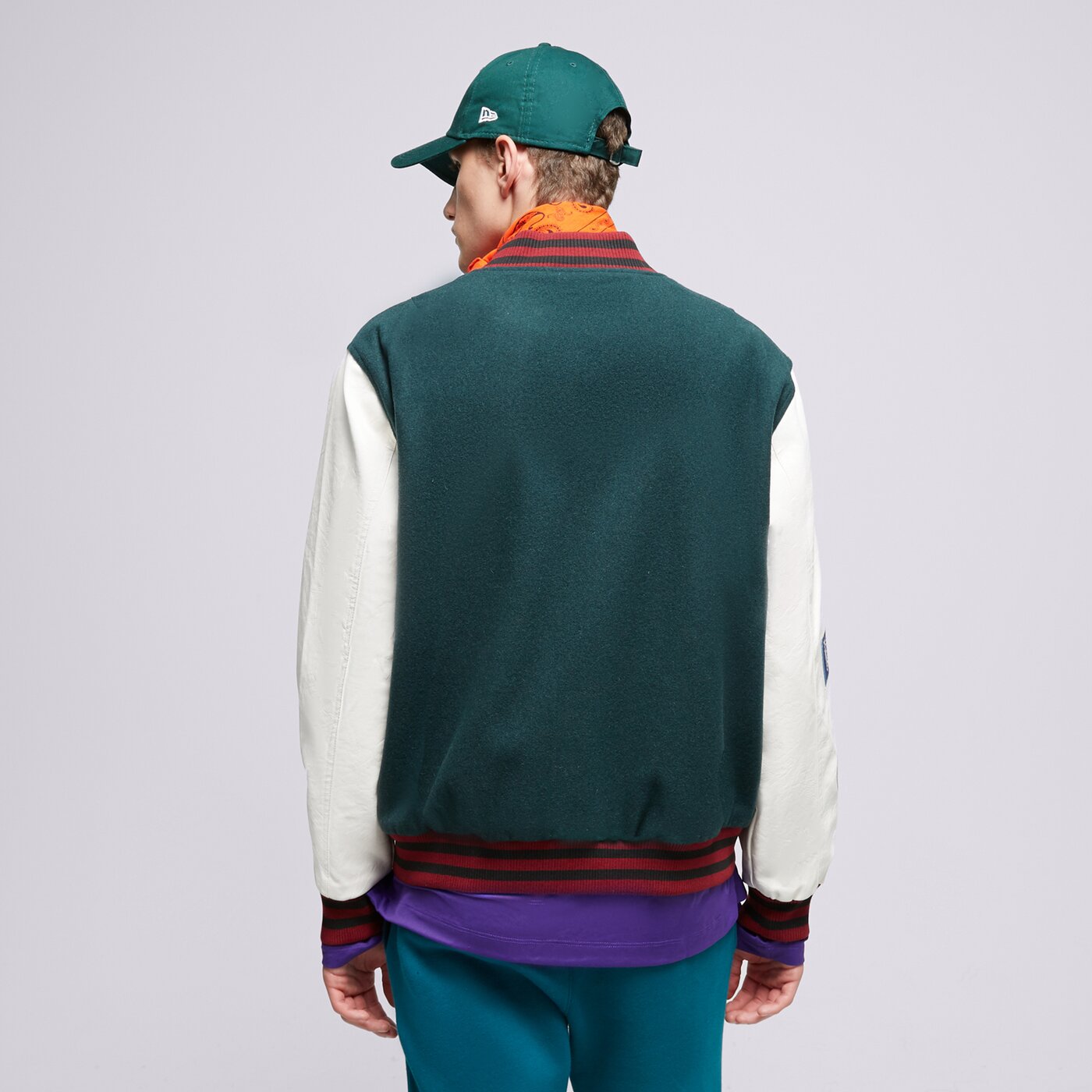 NEW ERA JACKE NE LIFESTYLE VARSITY NONE Grün