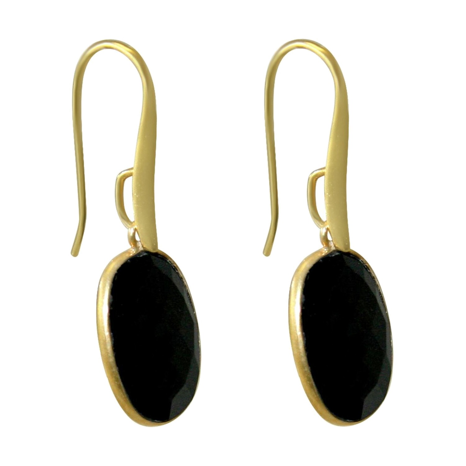 Ohrringe 'OVAL Onyx'