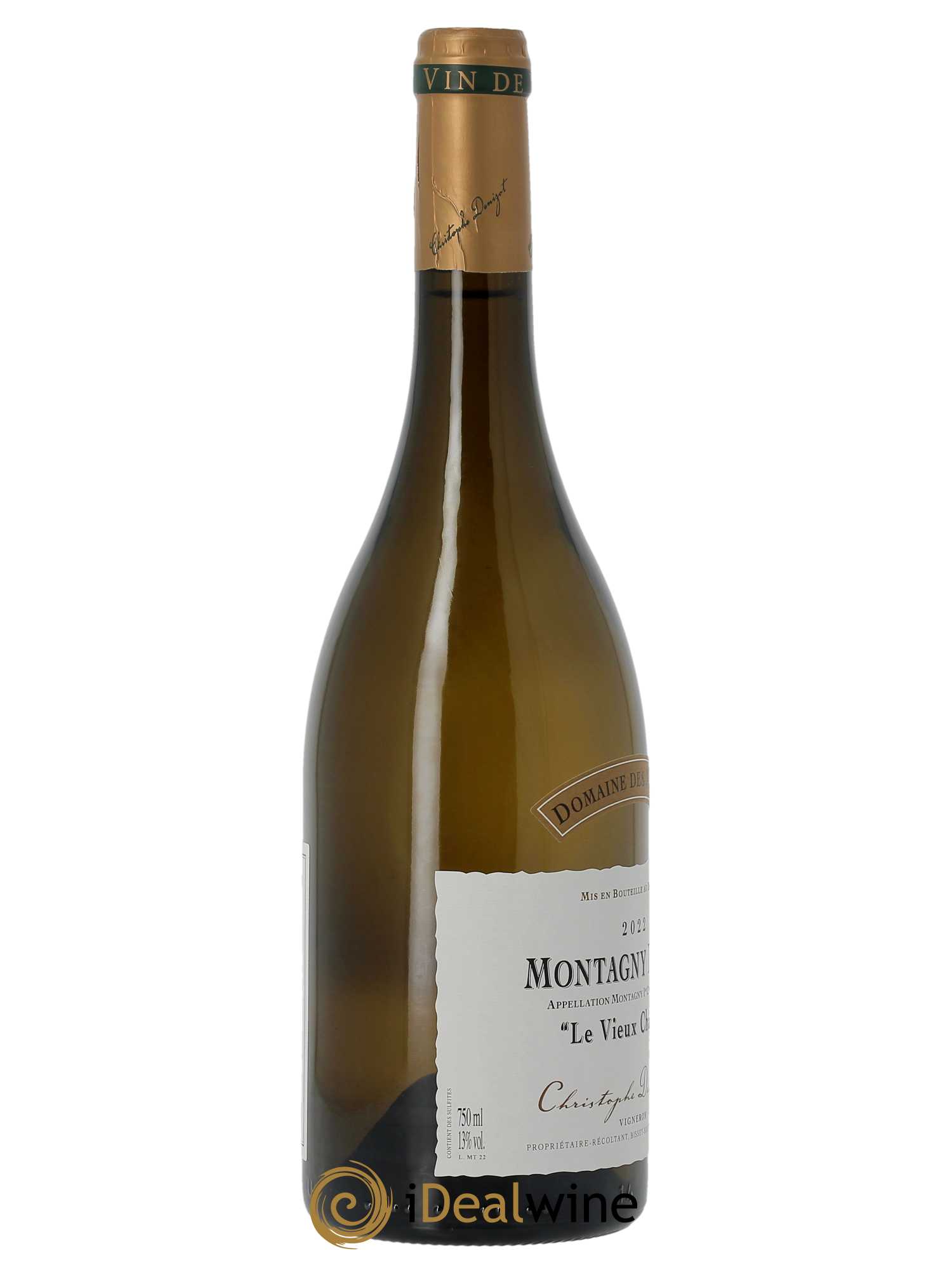 Montagny 1er Cru Le Vieux Chateau Domaine des Moirots  2022 - Lot de 1 Bouteille