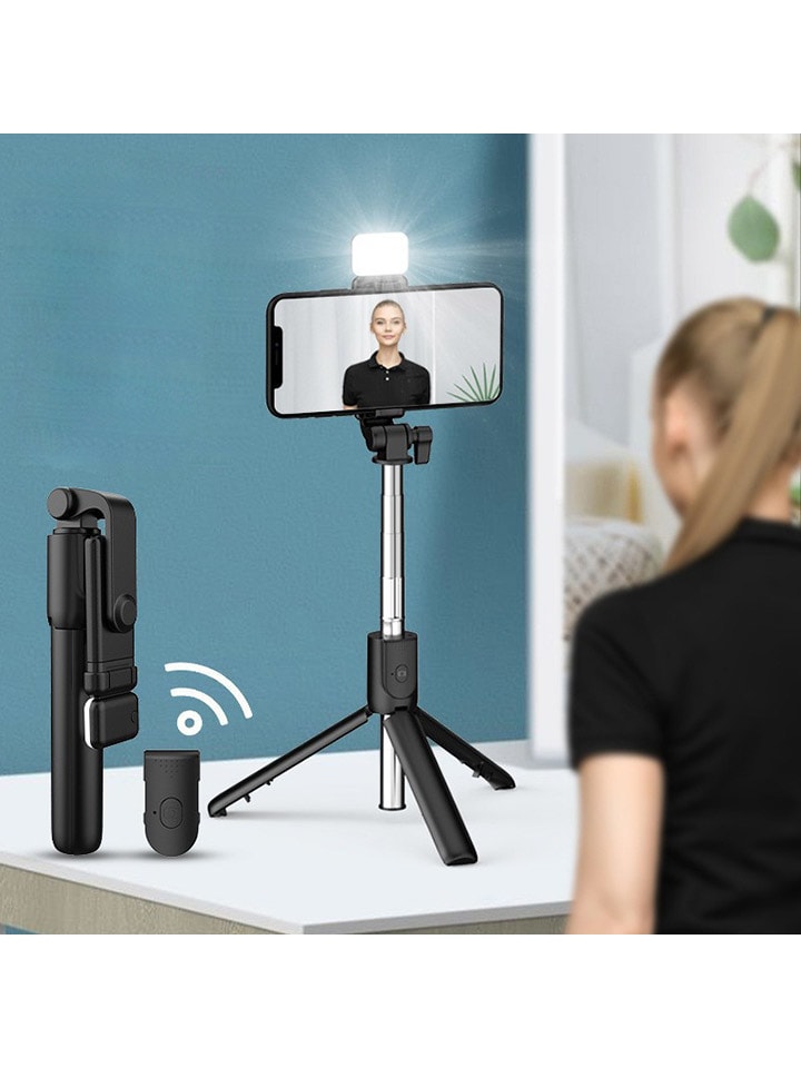 SmartCase Mini-Bluetooth-Selfie-Stange in Schwarz günstig kaufen onesize
