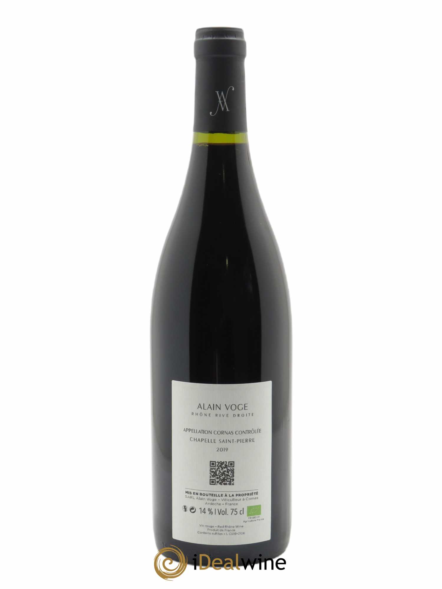 Cornas Chapelle Saint Pierre Alain Voge (Domaine)  2019 - Lot de 1 Bouteille