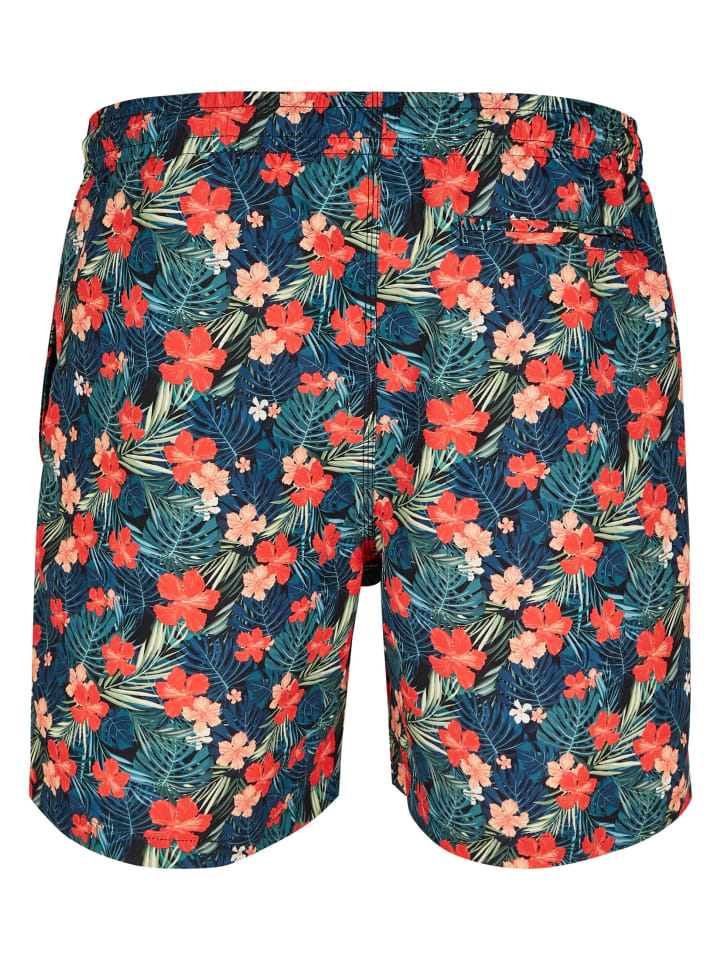 Urban Classics Urban Classics Badeshorts in blk/tropical günstig kaufen