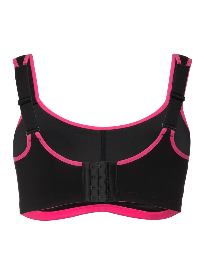 Ulla Popken Sport BH in schwarz günstig kaufen