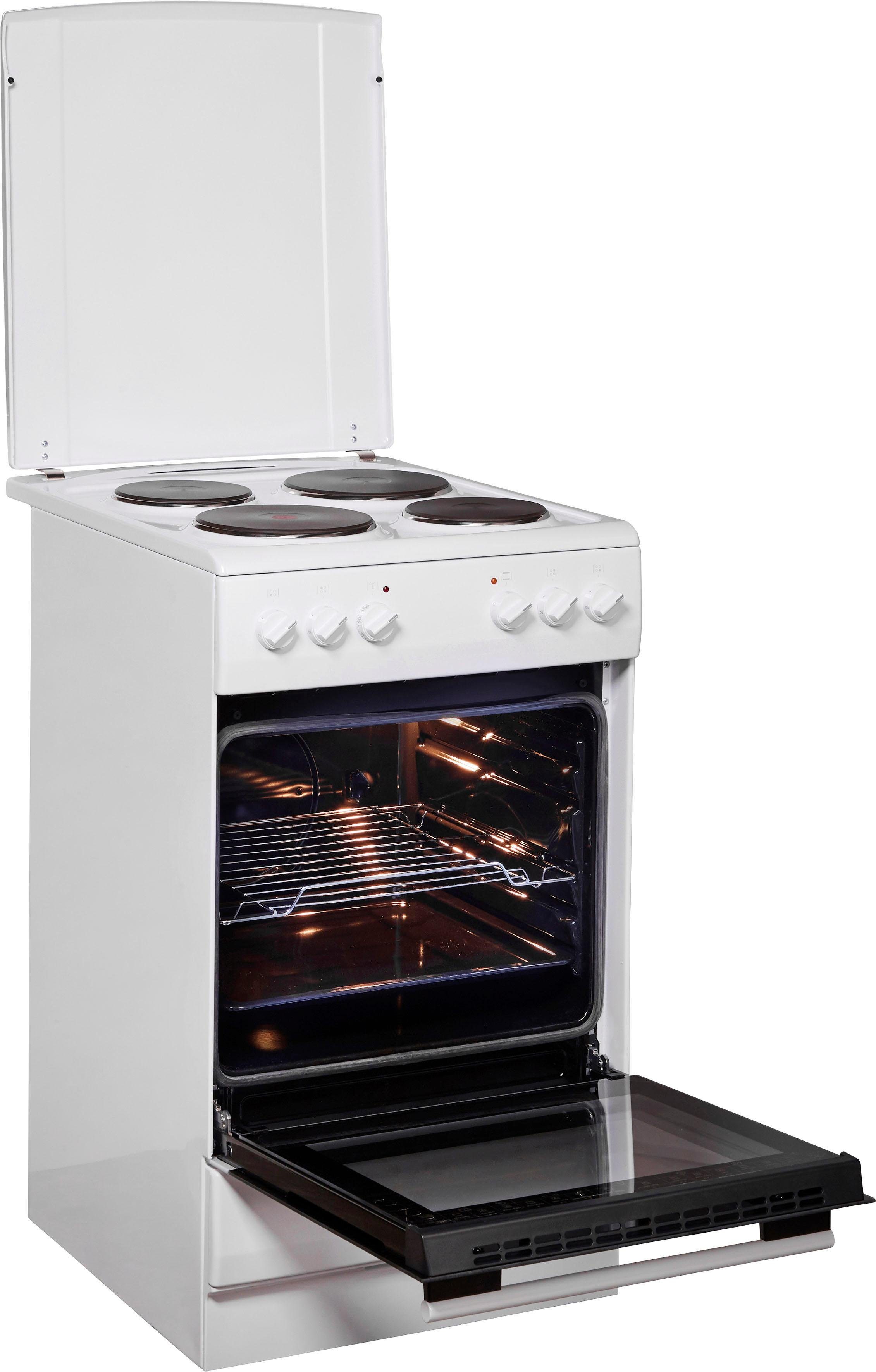 Amica Platten-Standherd SHE 11511-1 W, SteamClean